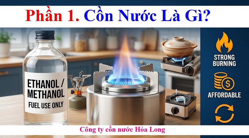 Cồn Nước Dùng Cho Bếp Cồn Loại Nào Tốt? Cách Chọn An Toàn, Tiết Kiệm Và Hiệu Quả